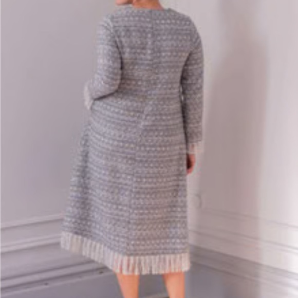 Dainty jewells dress. XL. Worn one time. Blue/silver/gray - Picture 4 of 9